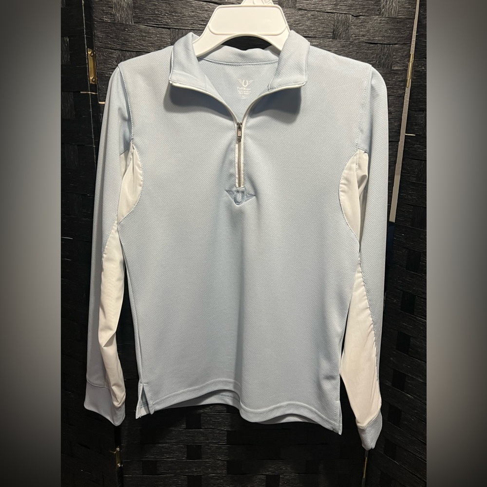 NWOT Light Blue TuffRider Ventilated Childs Longsleeve
